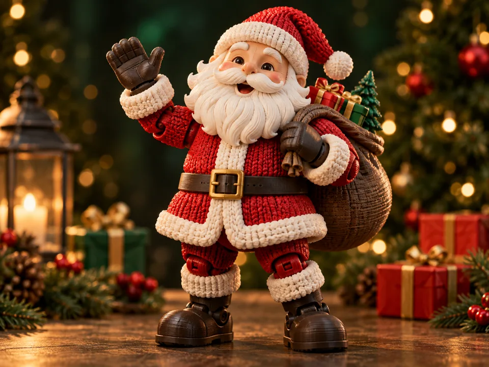 Papai Noel de Tricô